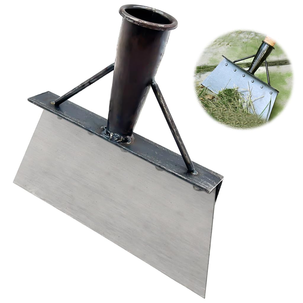 HASTHIP Heavy Duty Hand Weeder for Weed Removal, Clean Up Animal Waste, Large Metal Shovel Scraper, Mud Remove Tool with Anti-splash Panel, Gardening Tools for Home Garden(Without Handle) HASTHIP Heavy Duty Hand Weeder for Weed Removal, Clean Up Animal Waste, Large Metal Shovel Scraper, Mud Remove Tool with Anti-splash Panel, Gardening Tools for Home Garden(Without Handle)